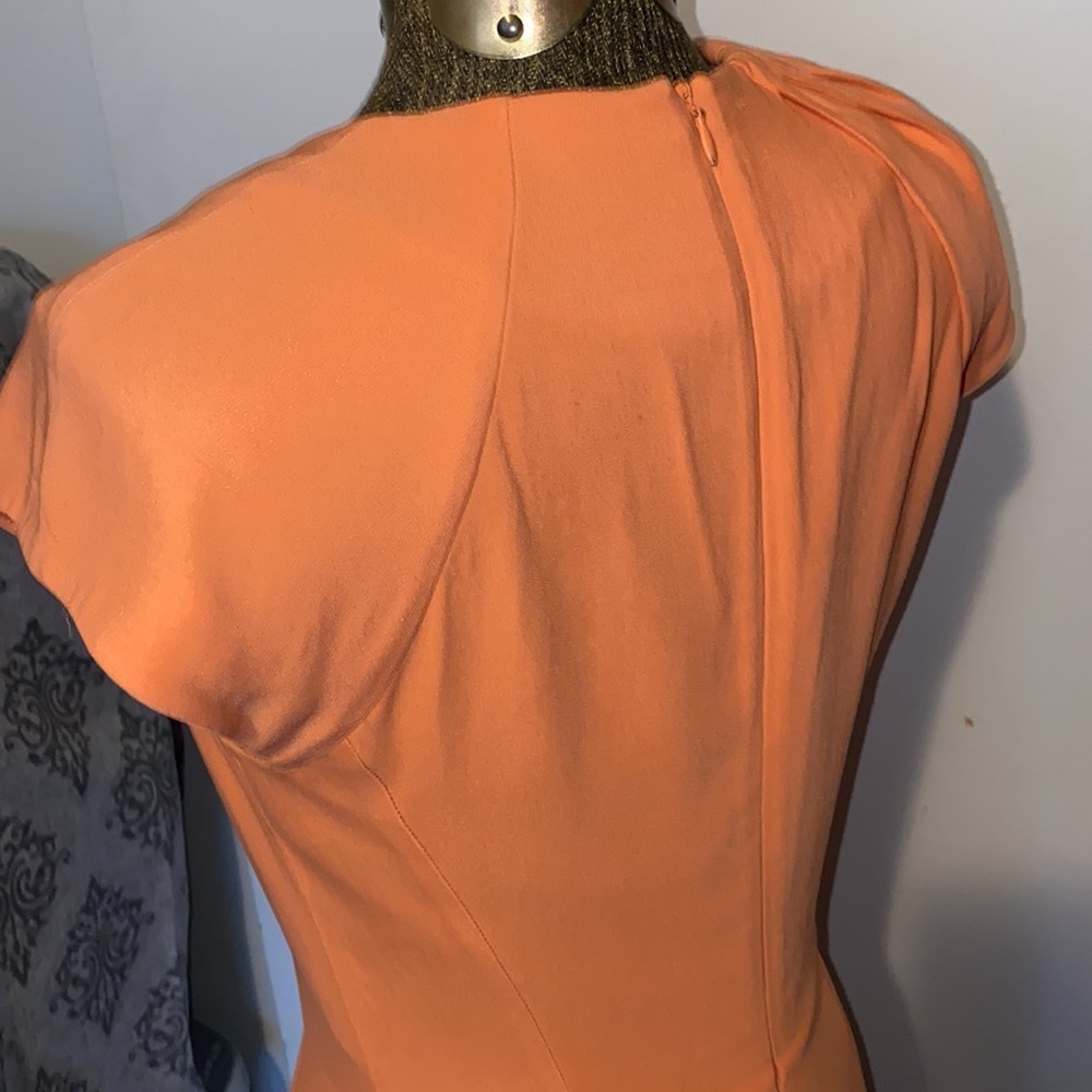 VIKTOR & ROLF ORANGE MIDI DRESS SMALL - Picture 8 of 16